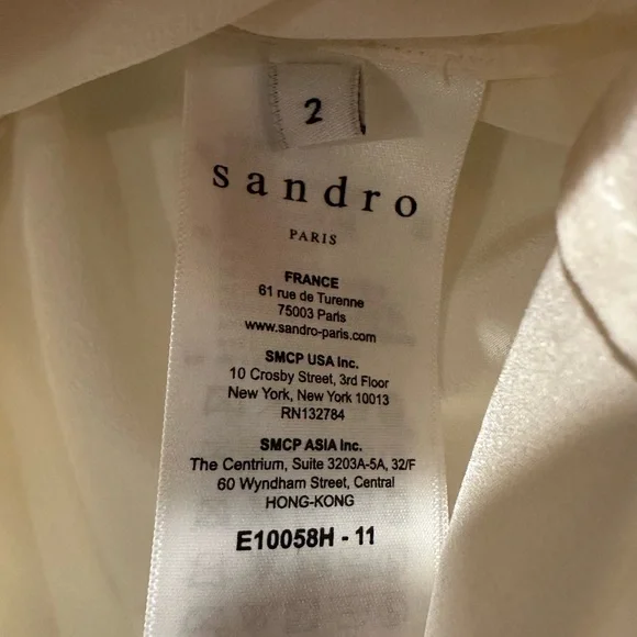 Sandro Silk Blouse - Picture 4 of 6